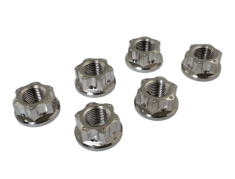 sprocket flange nut titanium for Ducati M10 x1