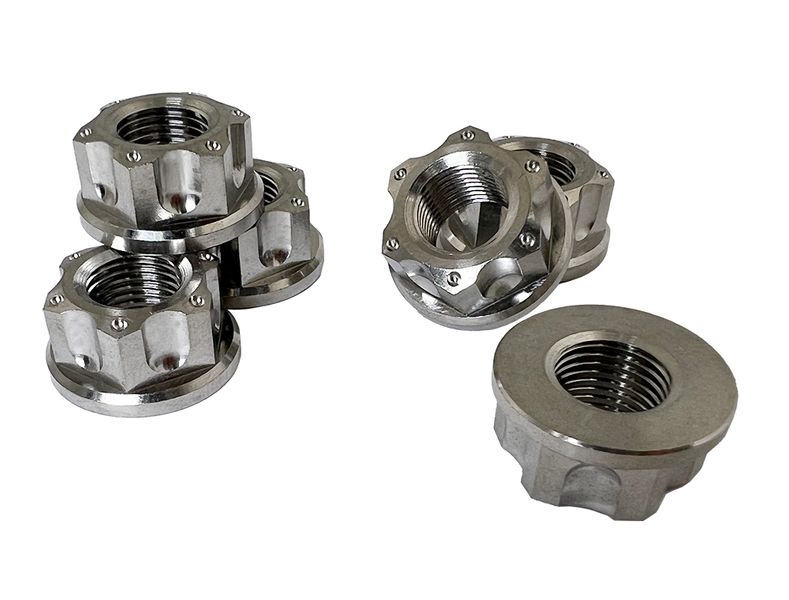 sprocket flange nut titanium for Ducati M10 x1