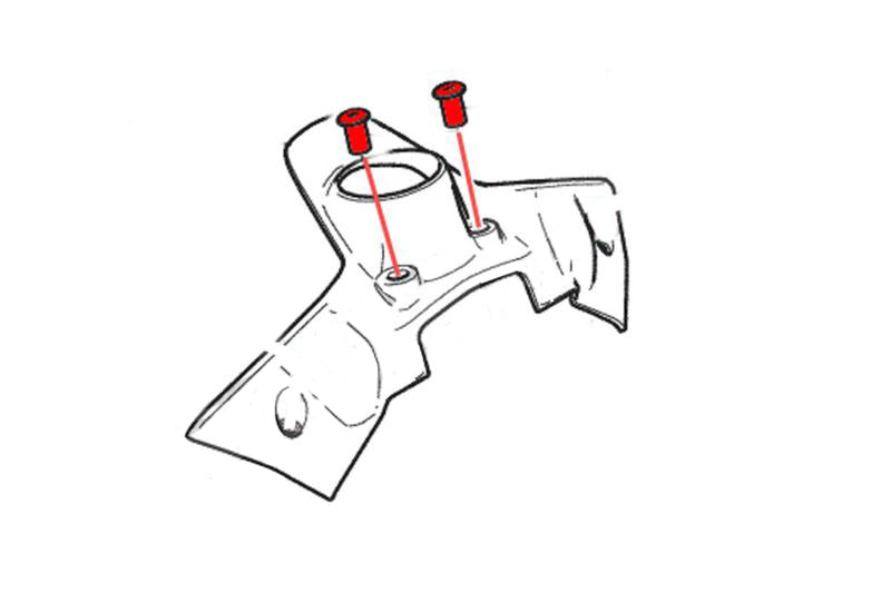 T055DPV4 Screw kit for key guard Ducati Panigale V4 V2