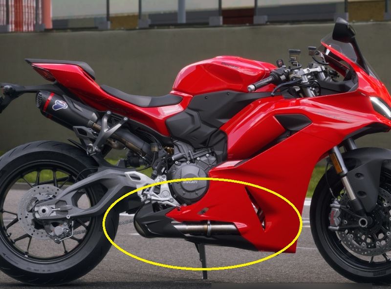 fairing lower cover termigioni carbonfiber Ducati V2 2025-